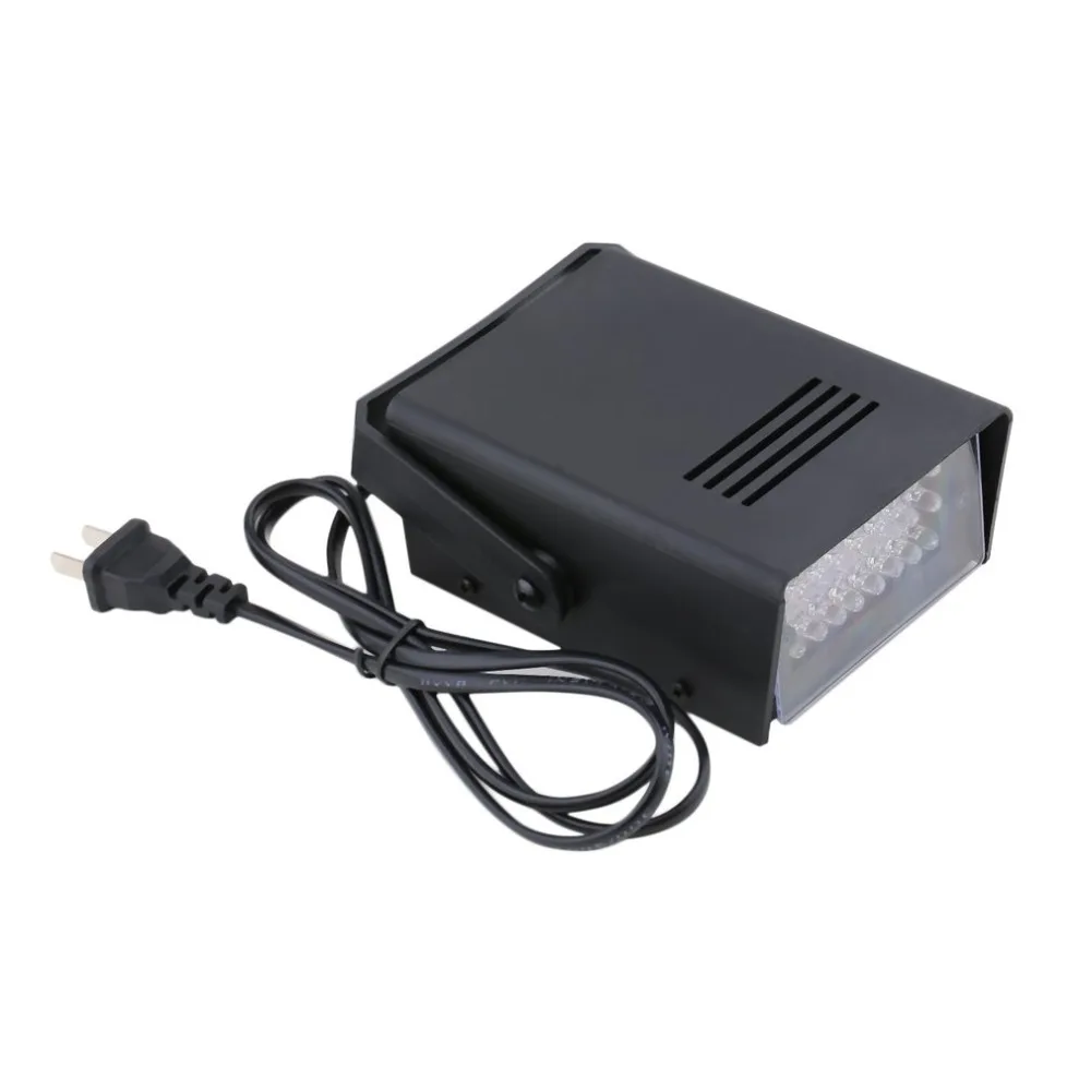 Мини 24 светодиодный стробоскоп дискотека диджейская вспышка Клубная