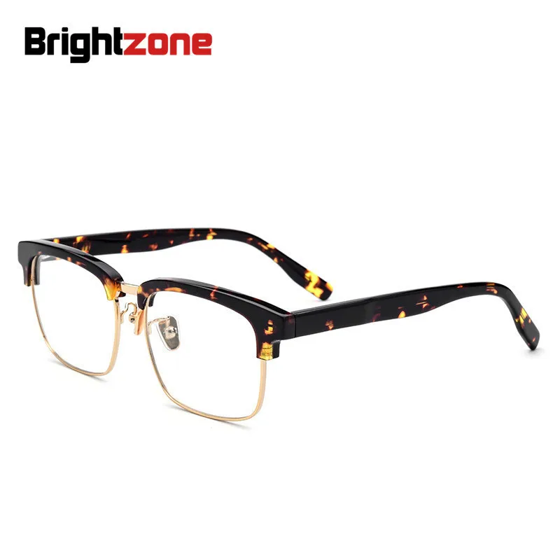 

Brightzone Foreign Trade Hot Sell Acetate Glasses Frame High Archives Men Women Square Spectacle Frame Plain Lens