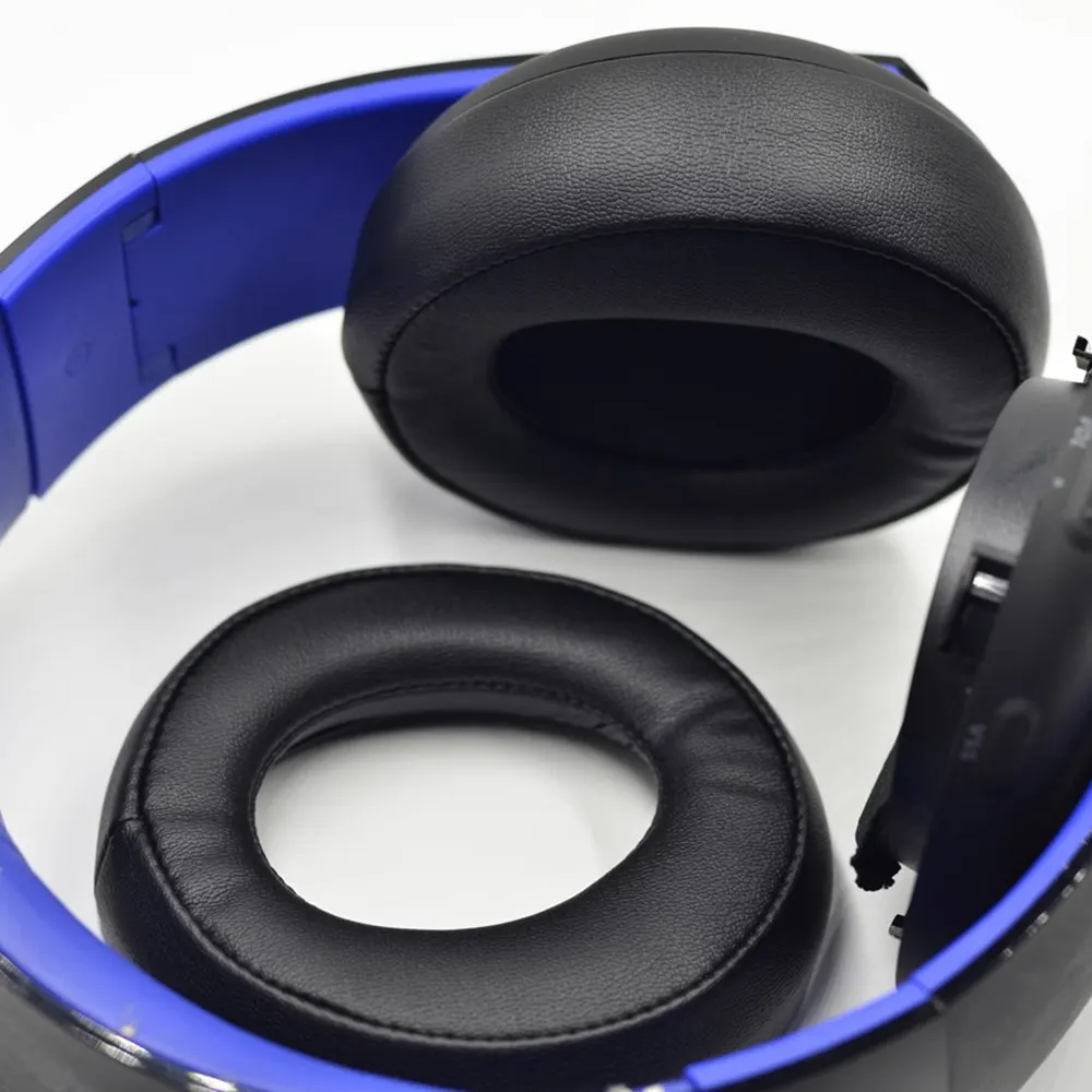 Сменная мягкая удобная Ушная подушка для сидений для sony Blue sony Gold Беспроводная стереогарнитура PS3 PS4 7,1(L+ R) наушники-вкладыши