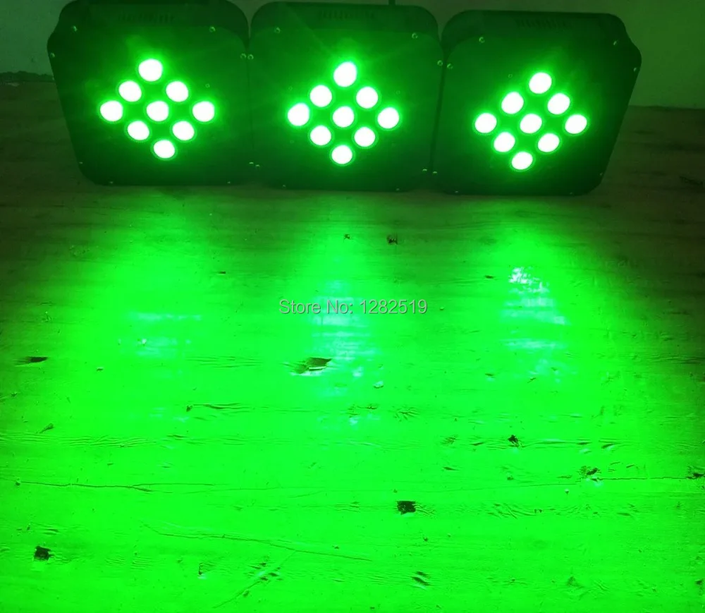 

Faster Free shipping:6pcs 9X10W 4in1 RGBA DMX flat par led Disc lighting