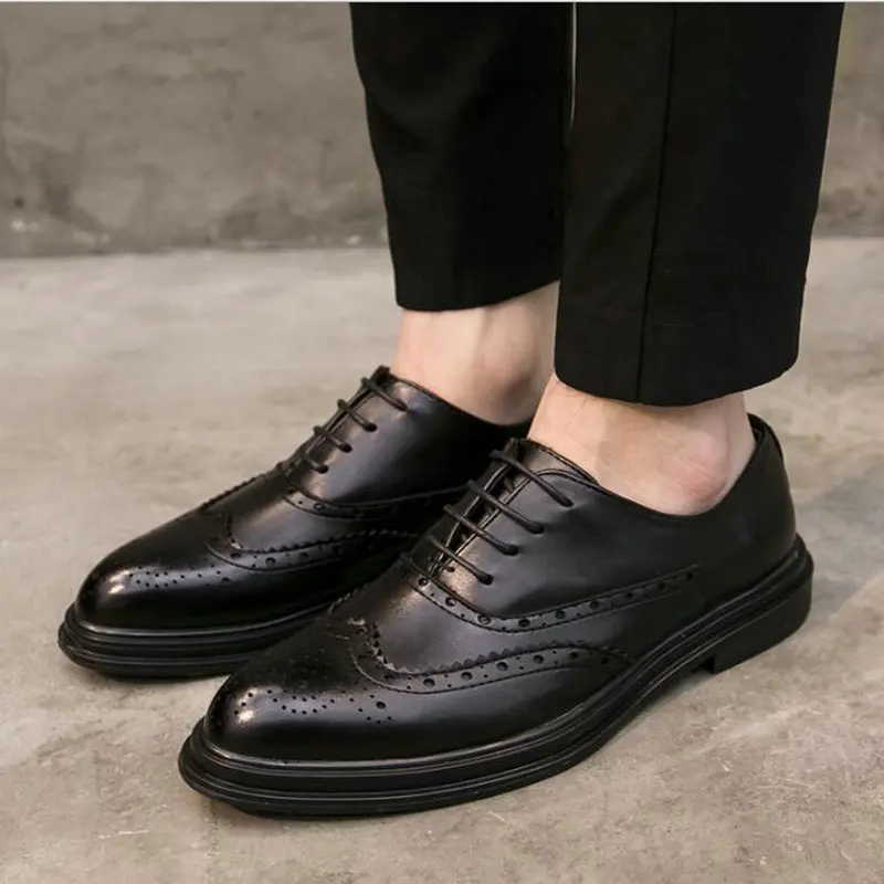 Высококачественные мужские Роскошные туфли-оксфорды в итальянском стиле Новые