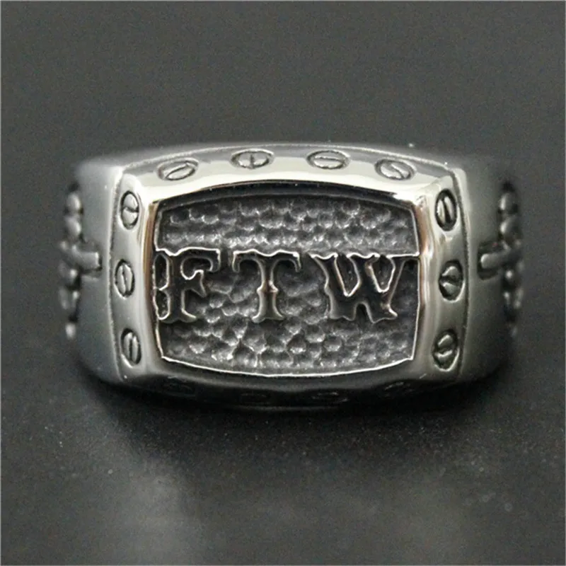 1 шт. новейшее кольцо унисекс на средний палец 100% 316L из нержавеющей стали модные