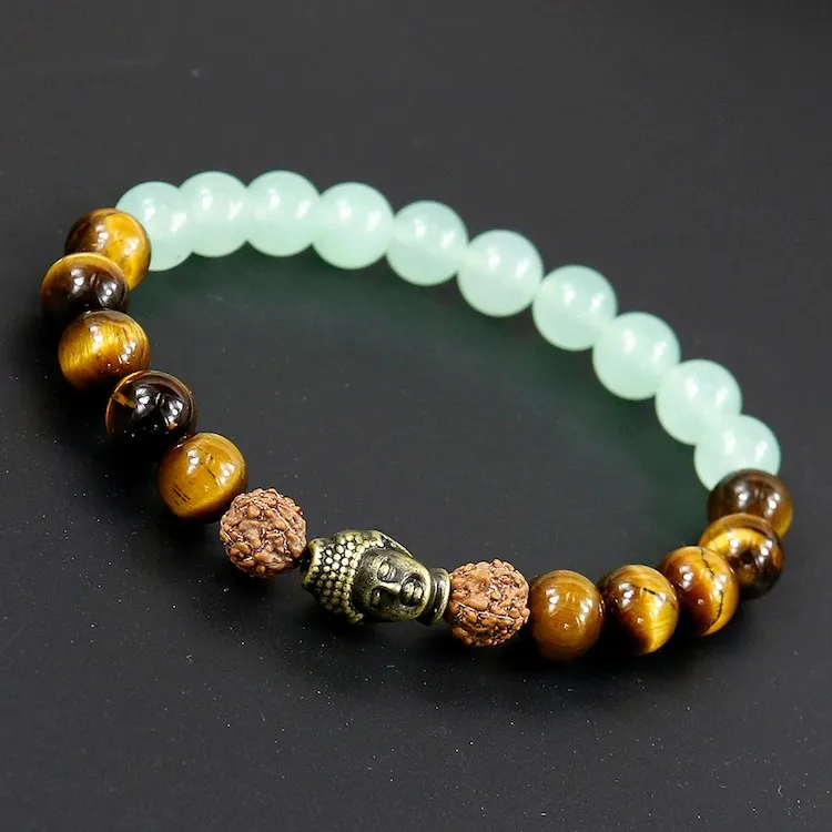 Браслеты из натурального камня браслет винограда и бусин в виде Тигрового Глаза