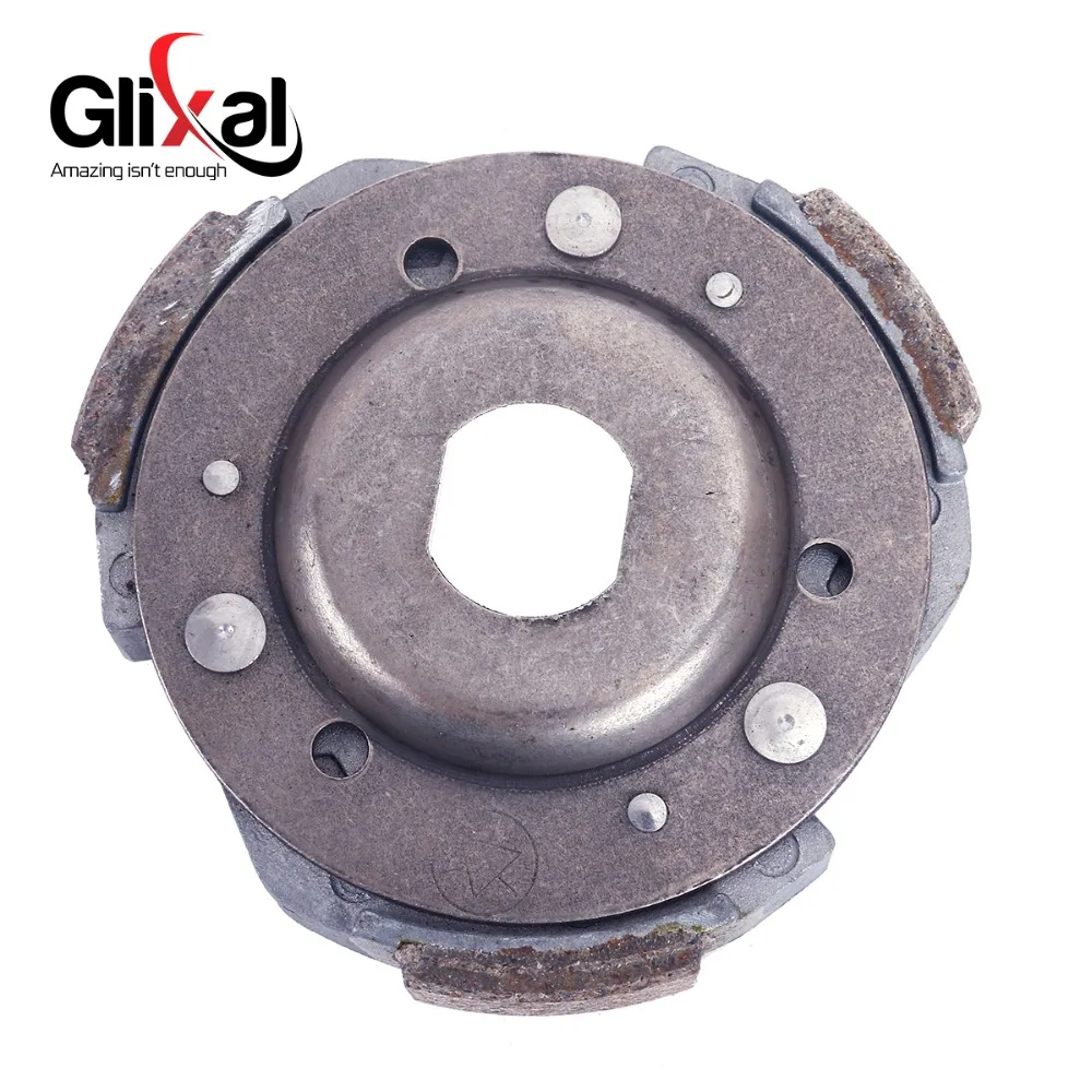 Glixal GY6 125cc 150cc заднее сцепление колодки для 152QMI 157QMJ двигатель Скутер ATV Go Kart
