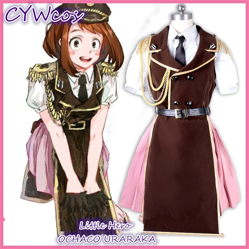 Горячая Распродажа аниме Мой герой косплей маленький OCHACO URARAKA костюм для косплея