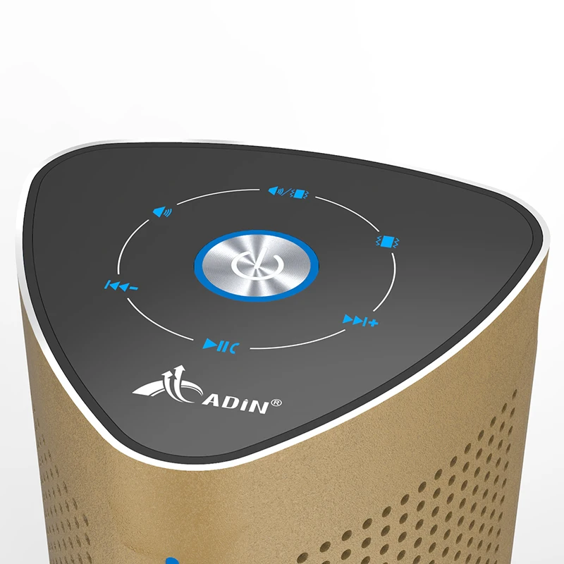 Переносная Беспроводная колонка ADIN Bluetooth 4 0 36 Вт Выходная мощность улучшенные