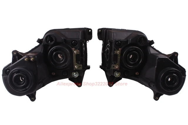 

Clear Lens Motorcycle Plastic Front Light Lamp Case For Honda Gold Wing GL1800 2001-2006 Headlight Housing Set