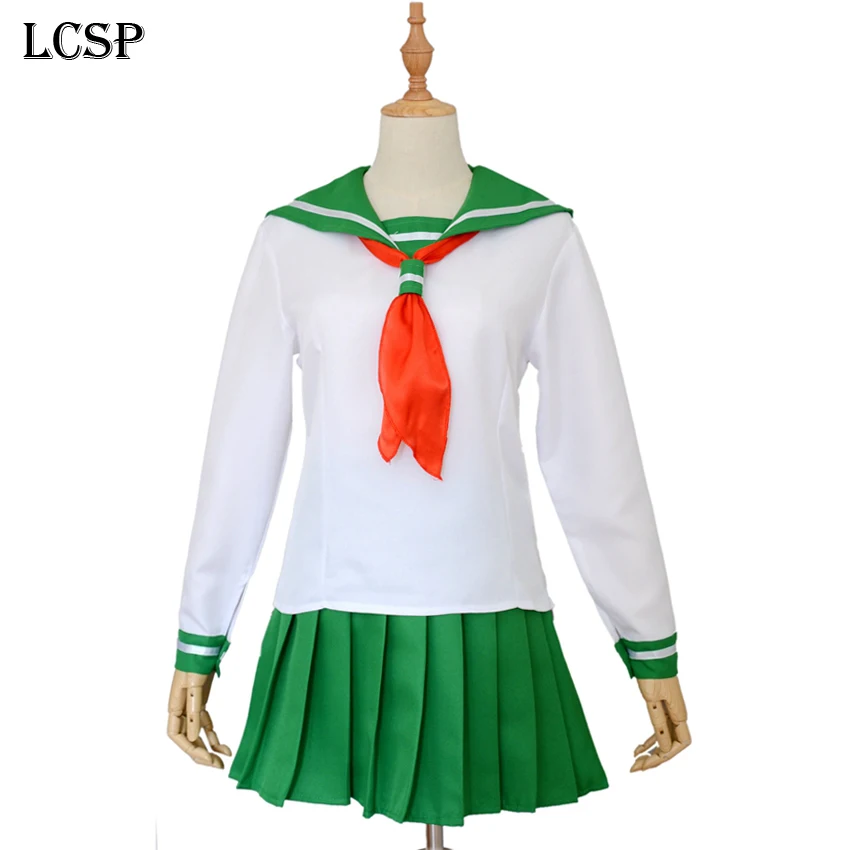 LCSP Inuyasha Higurashi Kagome Косплей Костюм японское аниме взрослая девушка школьная