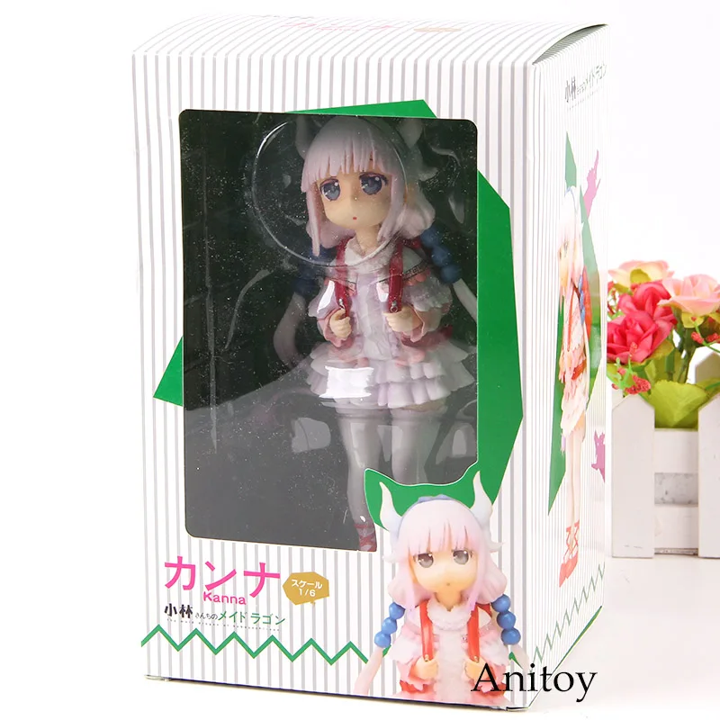 with box Kobayashi San Chi No Maid Dragon Kamui Kanna фигурка экшн 1/6 Масштаб ПВХ Коллекция Модель игрушки - Цвет: with box