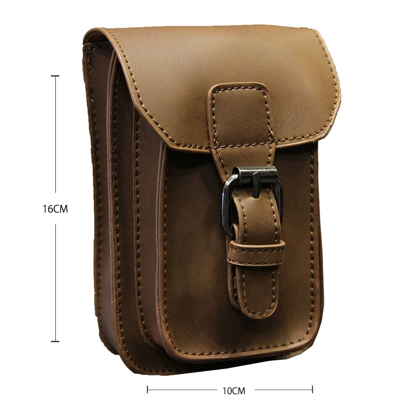 Винтаж искусственная кожа Crazy Horse мужской рюкзак с одной лямкой для путешествий Fanny Pack шлевки Hip сумка Кошельки, сумочки известного бренда телефонные чехлы M660