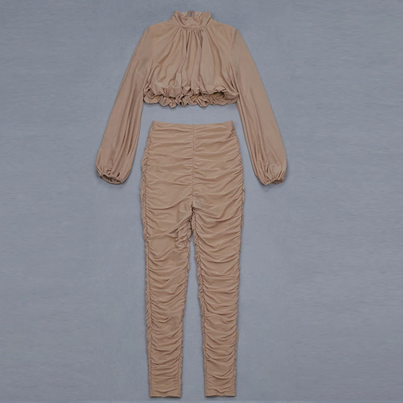 HIGH STREET/Новинка 2019 стильный костюм для подиума комплект женская футболка с