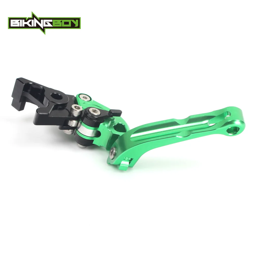 Регулируемые короткие складные тормозные рычаги сцепления для KAWASAKI ZX 6 R 01 02 03 04 RR