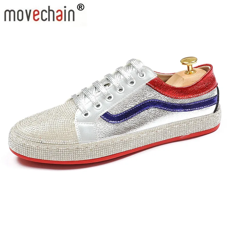 Новое поступление мужские Модные Повседневные Мокасины movechain на плоской подошве