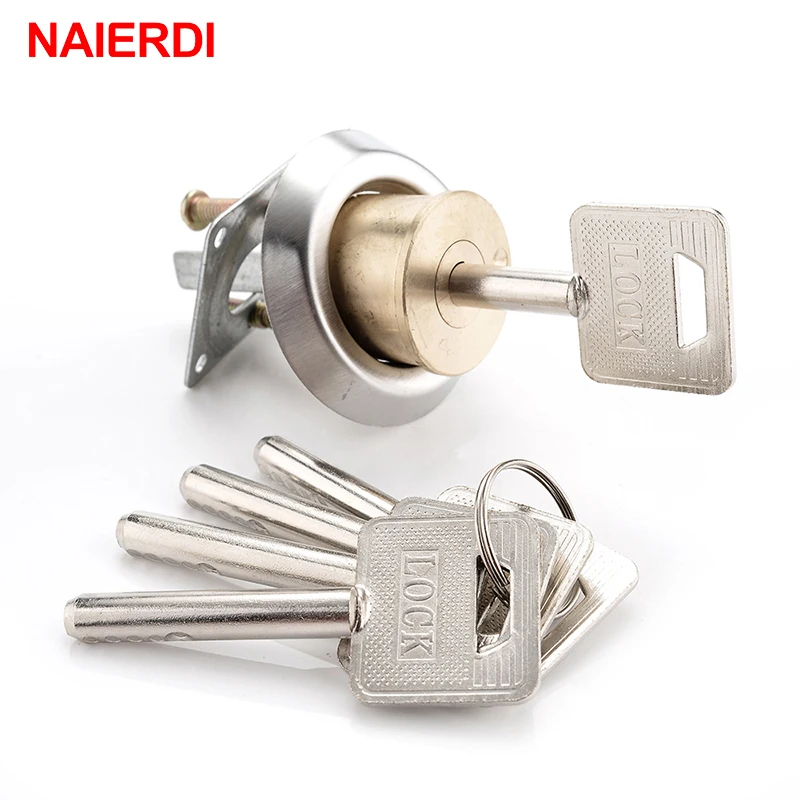 Входной дверной замок NAIERDI цилиндрический медный сердечник с умными клавишами