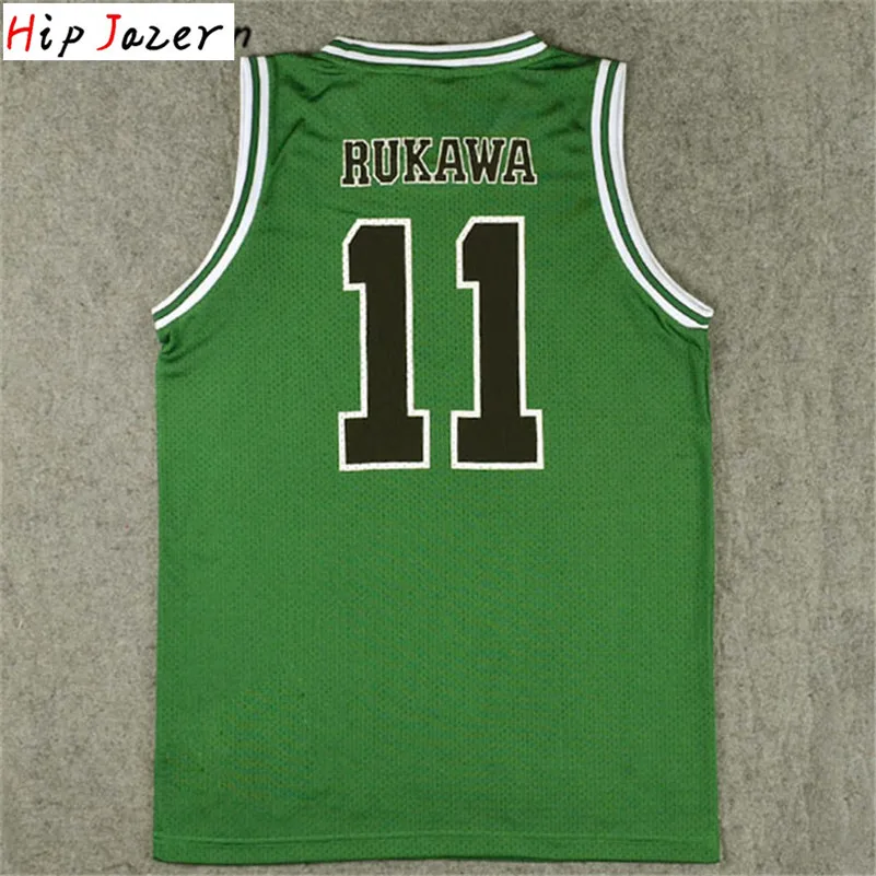 12 Хипджазер Slam dunk Косплей Shohoku Sakuragi 10# Hanamichi 11# Rukawa Kaede Баскетбол Джерси спортивные баскетбольные футболки для хипхопа - Цвет: 12