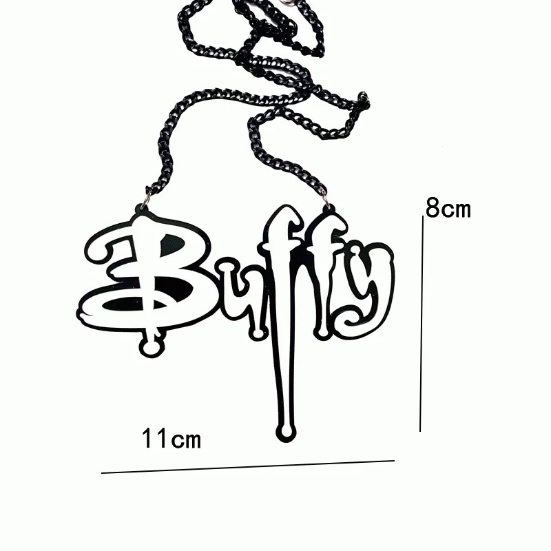 Модное ожерелье-чокер с акриловыми буквами Buffy Kouhai hp Whipme Blam Prettybitch Senpai Zombie Yaoi Crazy Cat Lady Charm Jewelry