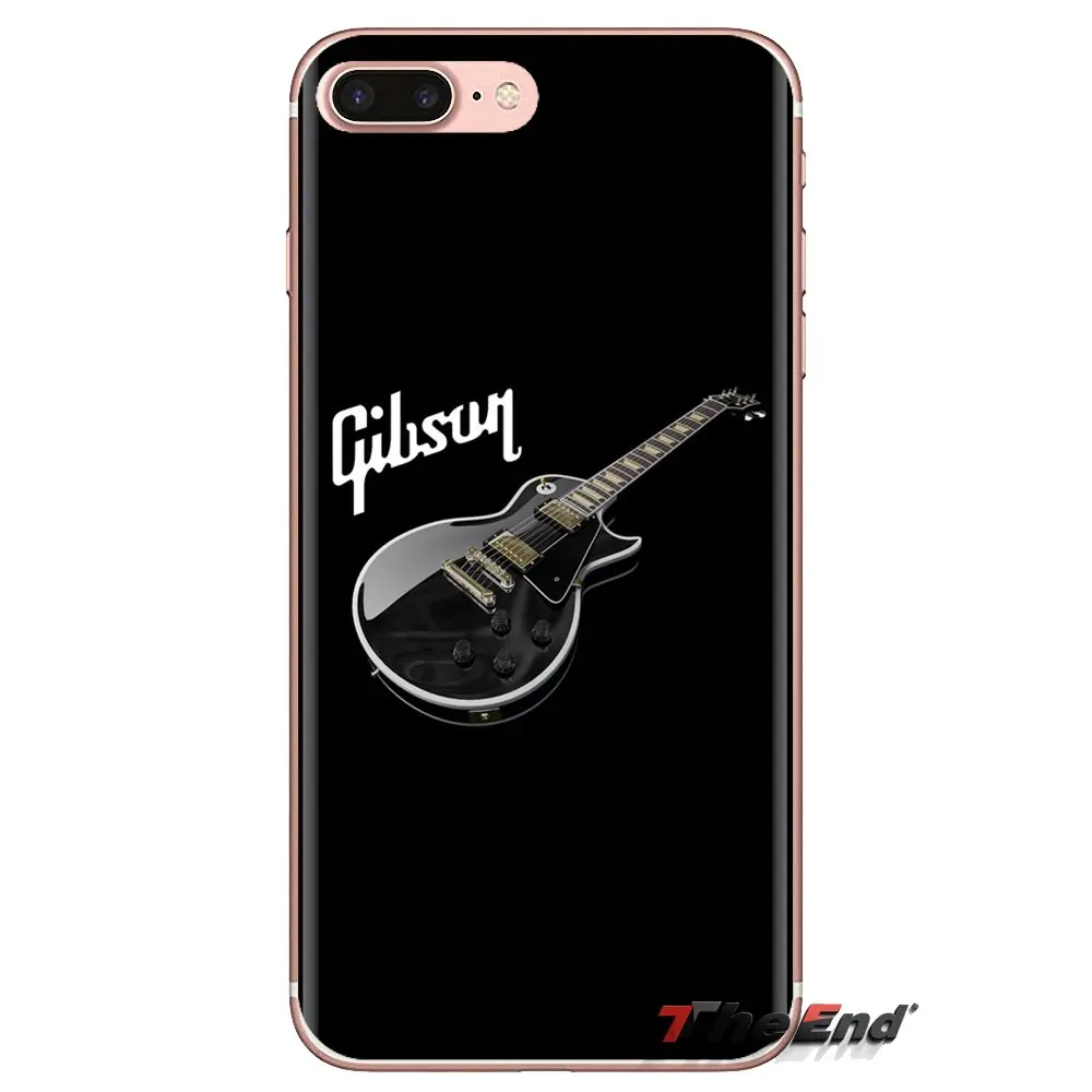Для Xiaomi Mi4 Mi5 Mi5S Mi6 Mi A1 A2 5X 6X 8 9 Lite SE Pro Max Mix 2 3 2S TPU прозрачные чехлы Gibson гитара