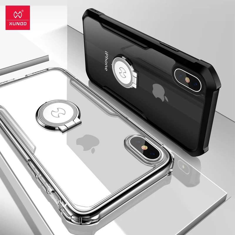 Чехол XUNDD для iPhone X 7 8 чехол apple 78 Plus магнитный автомобильный держатель подставка