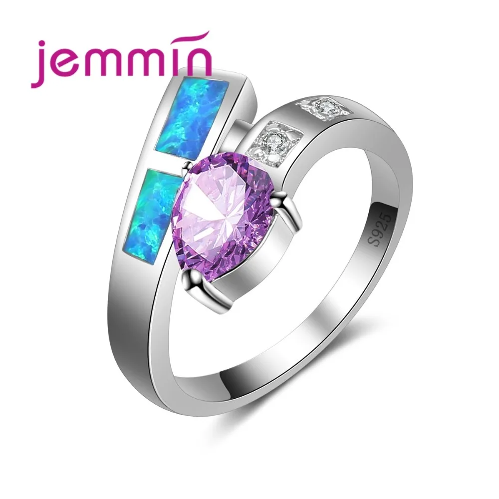 Роскошные свадебные кольца с кристаллами капли воды ювелирные изделия