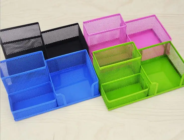 Доступный для студентов офисный стол 3 отсека металлический держатель ручки