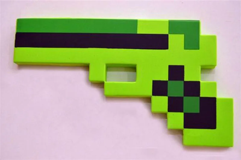 Minecraft рисунок игрушки Косплей Пена Меч Пикакс пистолет Ева Алмазный оружия