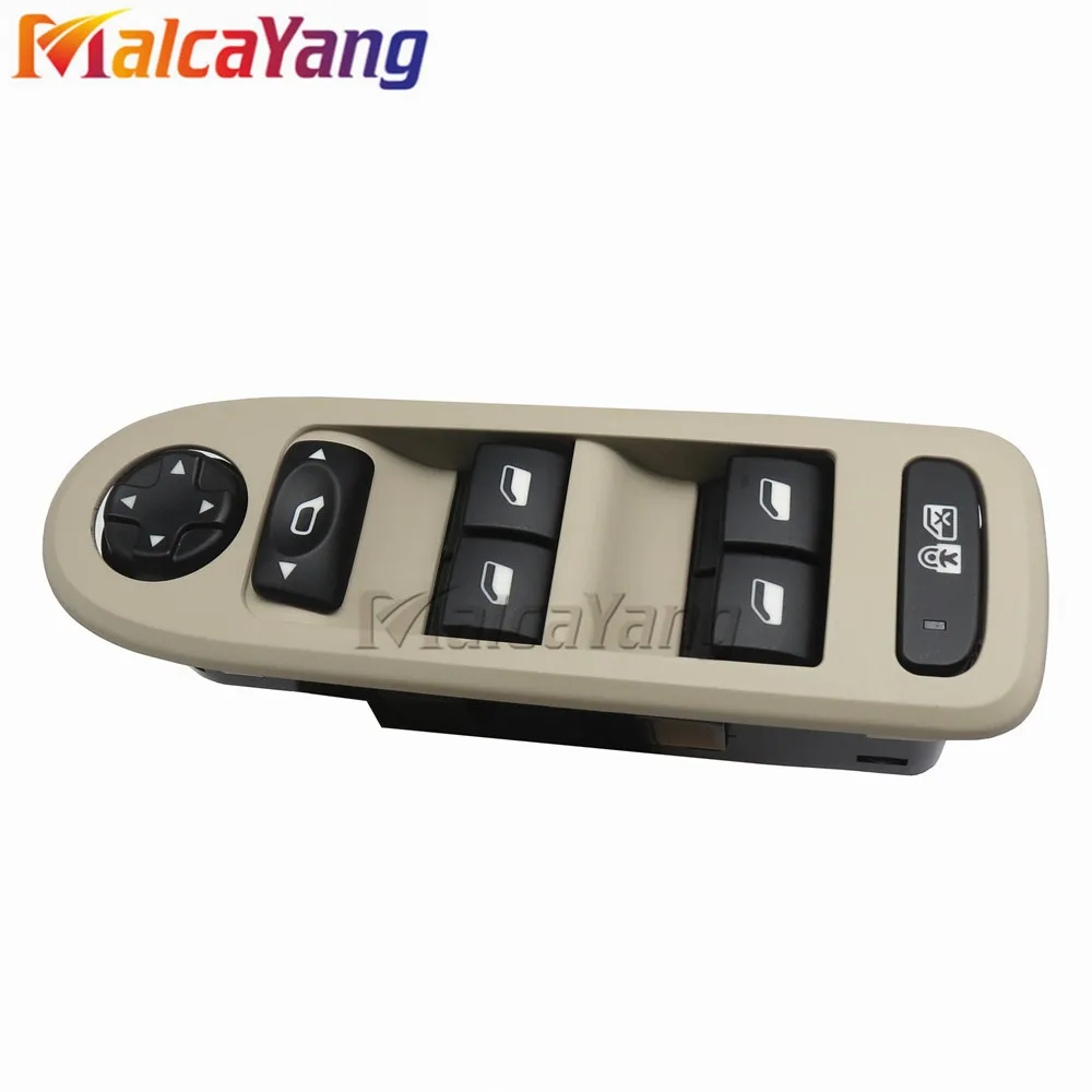 Beige OE 96644915 мощность переключатель окна для peugeot 308 5 двери хэтчбек вагон мастер переключатель окна 2008-2013 - Цвет: Beige