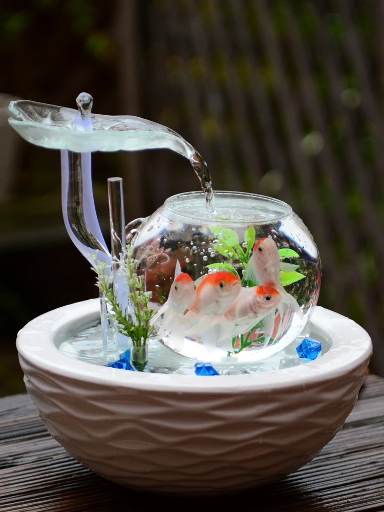 Керамический фонтан Настольный увлажнитель креативный подарок на день рождения