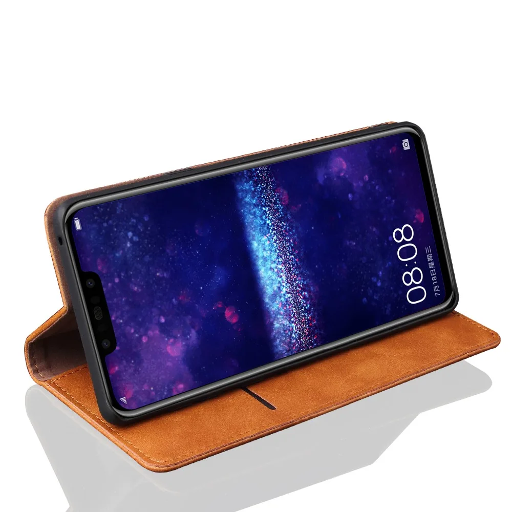 Чехол для Huawei P Smart Plus чехол из натуральной кожи с откидной крышкой 6 3 дюйма в