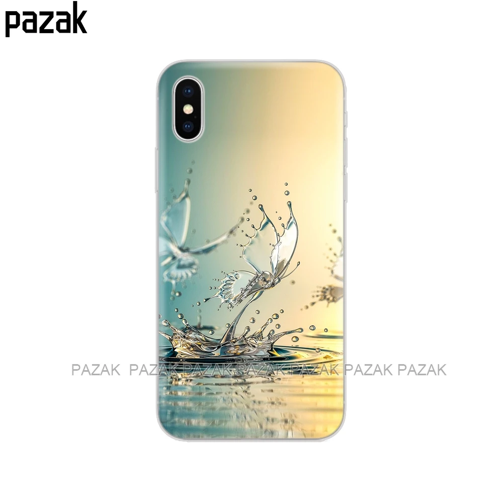 34429 Силиконовый чехол для телефона Iphone 6X8 7 6s 5 5S SE Plus 10 чехол бабочка розы цветок - Цвет: 34429