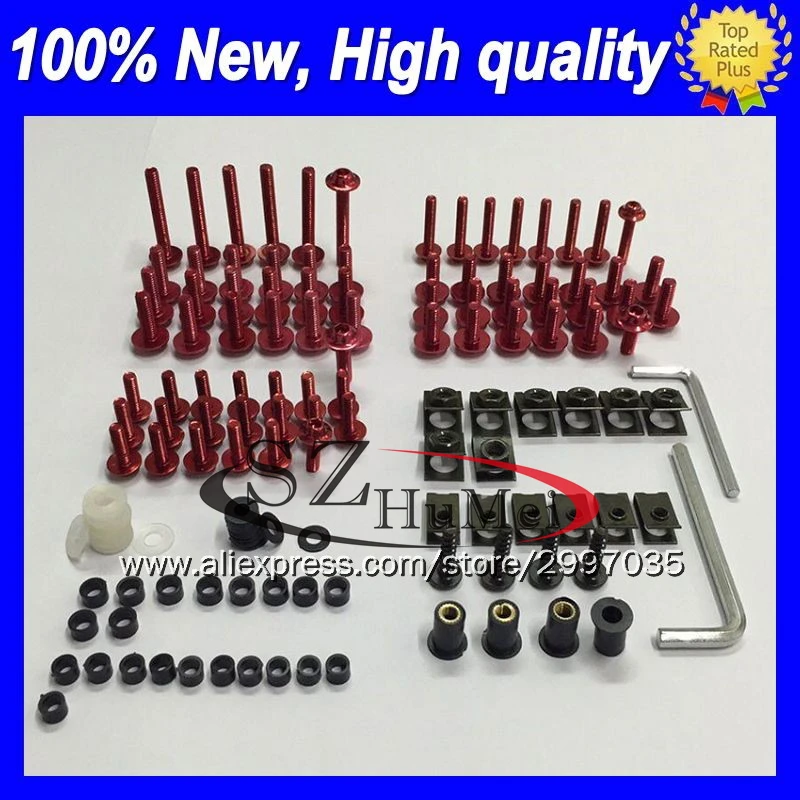 

Fairing bolt full bolts kit For KAWASAKI NINJA ZX10R 12 13 14 15 ZX 10R ZX-10R 2012 2013 2014 2015 Windscreen screw screws Nuts