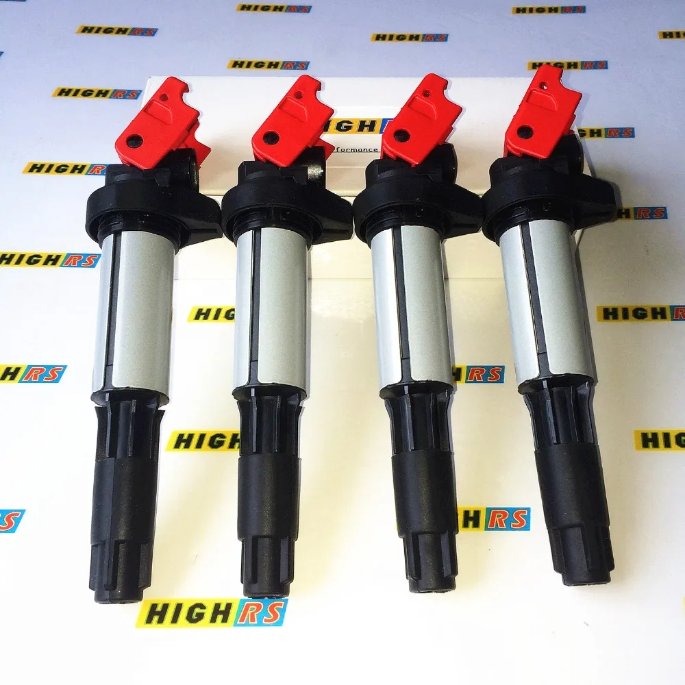 Набор из 4 катушек зажигания для BMW E39 E46 E53 E60 E63 UF522 UF515 12131712223 12137551260 12131712219|Катушка