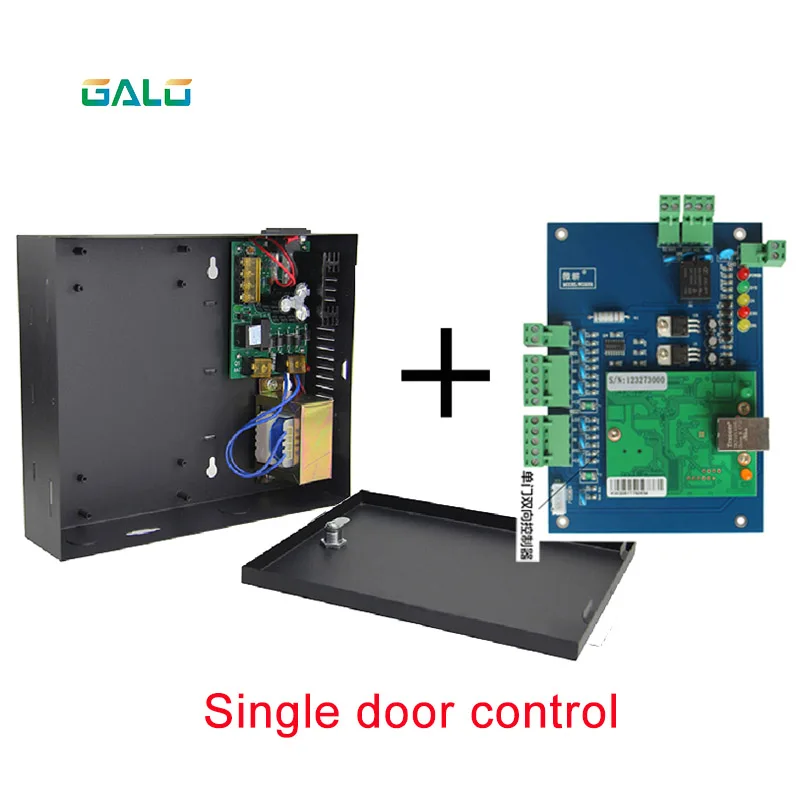 Sing door control Панель управления доступом двери плата управления доступом TCP/IP ворота двери Система контроля доступа с блоком питания Функция батареи - Цвет: Sing door control