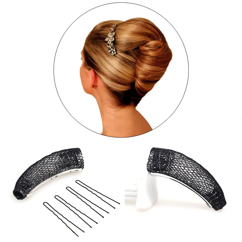Hair Donut Bun Maker Magic Styling Tools Princess Hairstyle French Twist Barrettes Jewelry | Clip