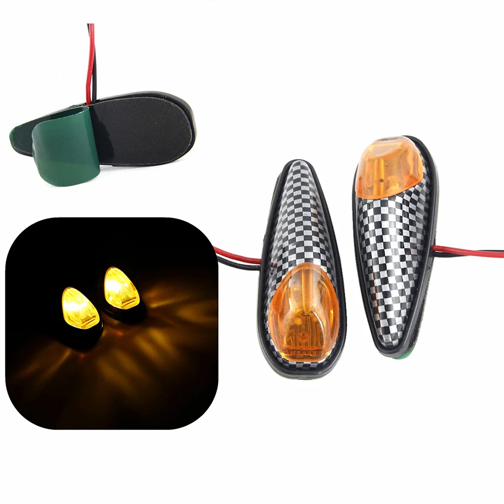 Мотоцикл поворотники мотоцикл приклеенный светильник ATV Скутер мигающий