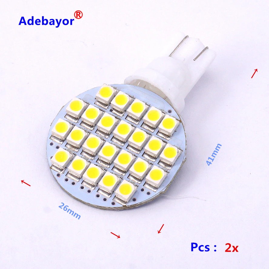 10 шт. T10 194 921 автомобильный Стайлинг W5W 24 1210 SMD СВЕТОДИОДНЫЙ RV светодиодный 12 В парковочный ландшафтный светильник автомобильный Светодиодный Боковой светильник лампа DC12V теплый белый