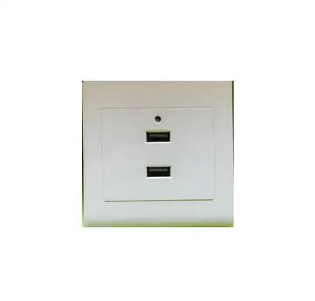 2 ports 110 v-250 V USB настенная розетка электрические настенные Зарядное устройство док-станции разъем постоянного тока 2/3/4/6 портов USB 5V 3.1A Мощность адаптер штепсельной вилки - Тип: 2 ports