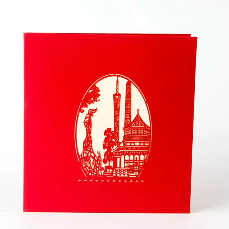 3D лазерная резка ручной работы резьба в городе Гуанчжоу бумажные