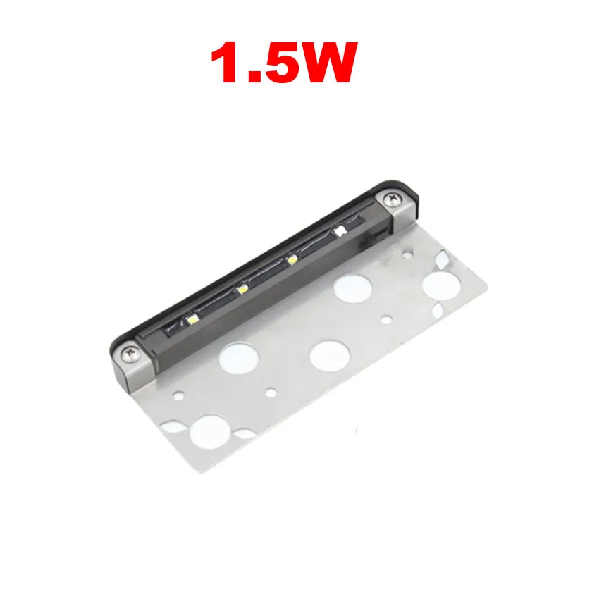 12 V AC DC мотор шестерни низкой Напряжение наружное светодиодное ландшафтное освещение Hardscape с ограничителем Подпорная стенка свет светодиодный свет бар монтажный кронштейн - Испускаемый цвет: 1.5W With Bracket