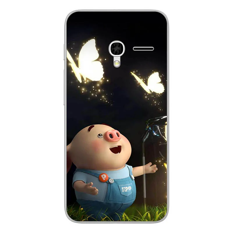 M114 Мягкий с рисунком из ТПУ чехол для Alcatel One Touch Pixi 3 4,5 4G версия 5017D 5019D 5019 чехол для телефона s задняя крышка цветок - Цвет: M114