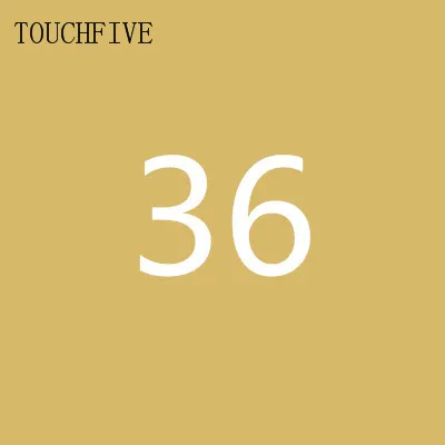 36 1 шт. TouchFive на выбор, 168 цветов, маркеры для эскизов, маркеры на спиртовой основе, набор цветных маркеров, товары для рукоделия, ручка для школы - Цвет: 36