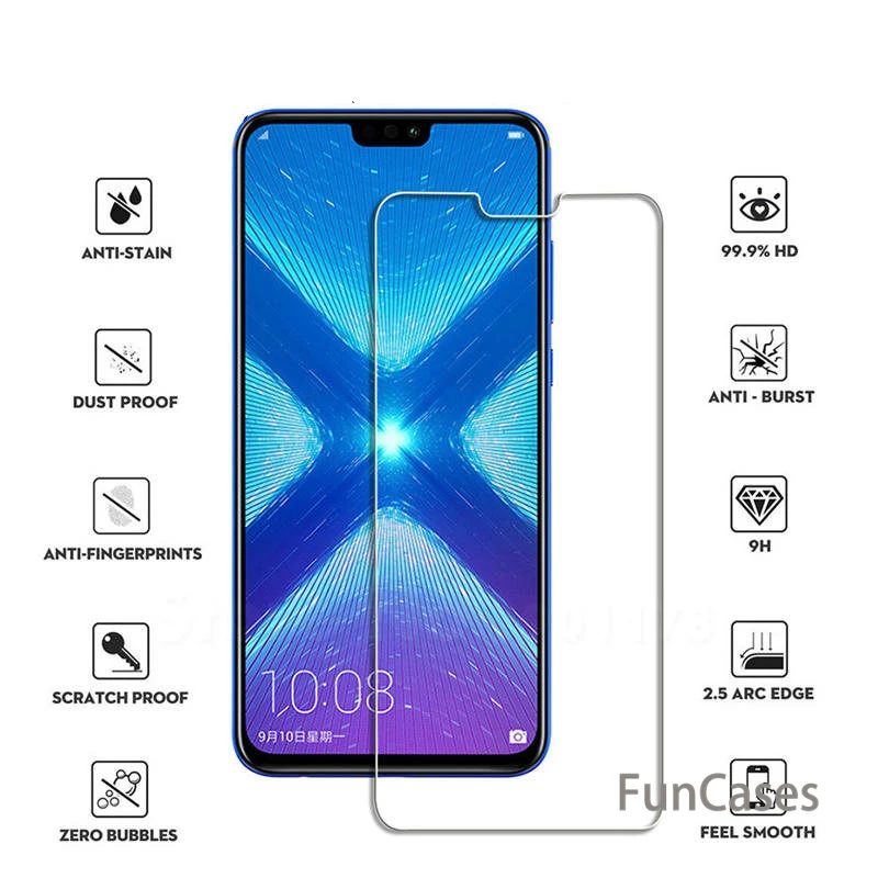 9H Full Cover Tempered Glass For Huawei P Smart 2019 Protective Film Nova 4 3 3i Honor 8X 8C Mate20Lite Y9 | Мобильные телефоны и