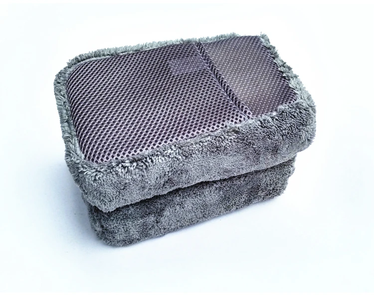 Покрытие из микрофибры моющая губка для автомобиля сотовая дыра чистящая пена с