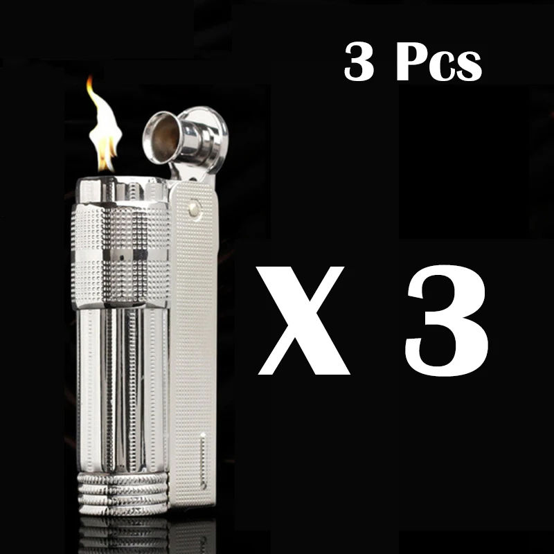 3 Pcs Натуральная IMCO 6700 Зажигалка Нержавеющая сталь легче маслом бензин от прикуривателя огонь Творческий бензиновые зажигалки бензиновая зажигалка сигареты зажигалка бензиновая - Цвет: 3 Pcs