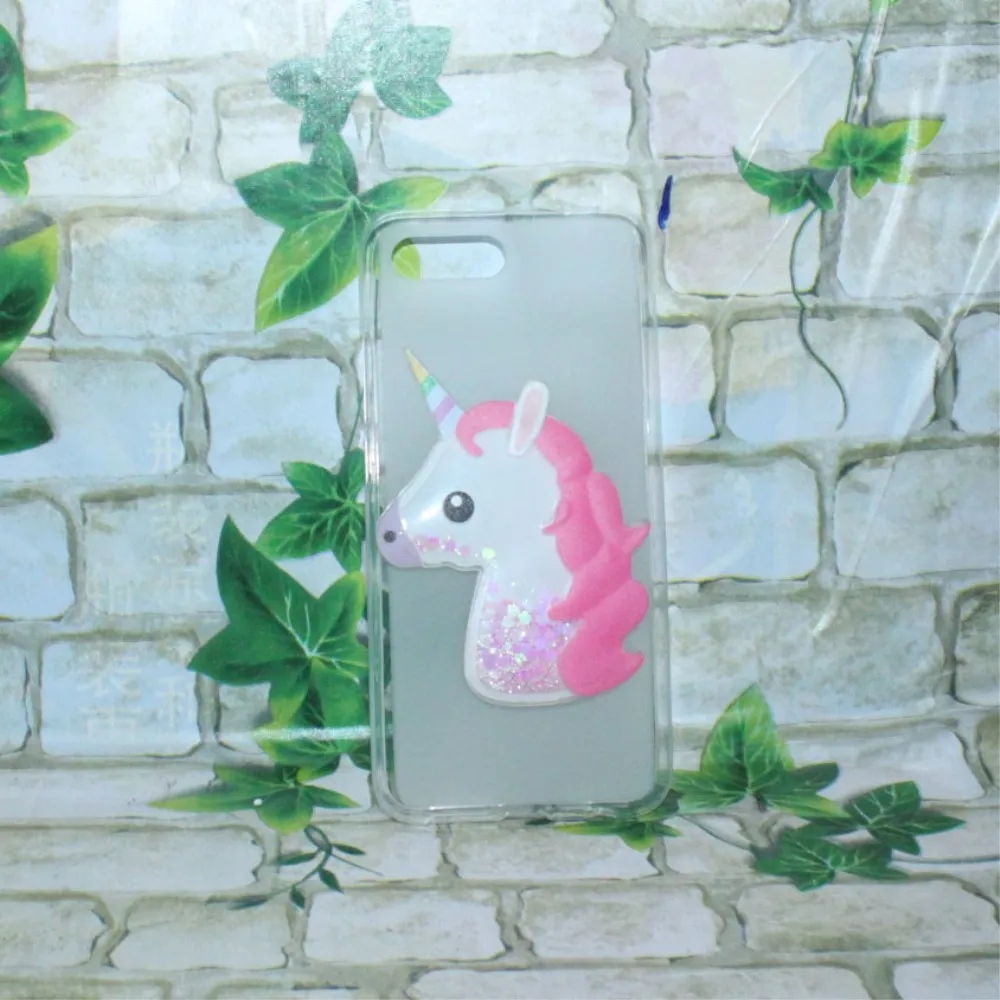 Для huawei Honor 10 мягкая ТПУ задняя крышка Единорог зыбучий песок динамический Жидкий