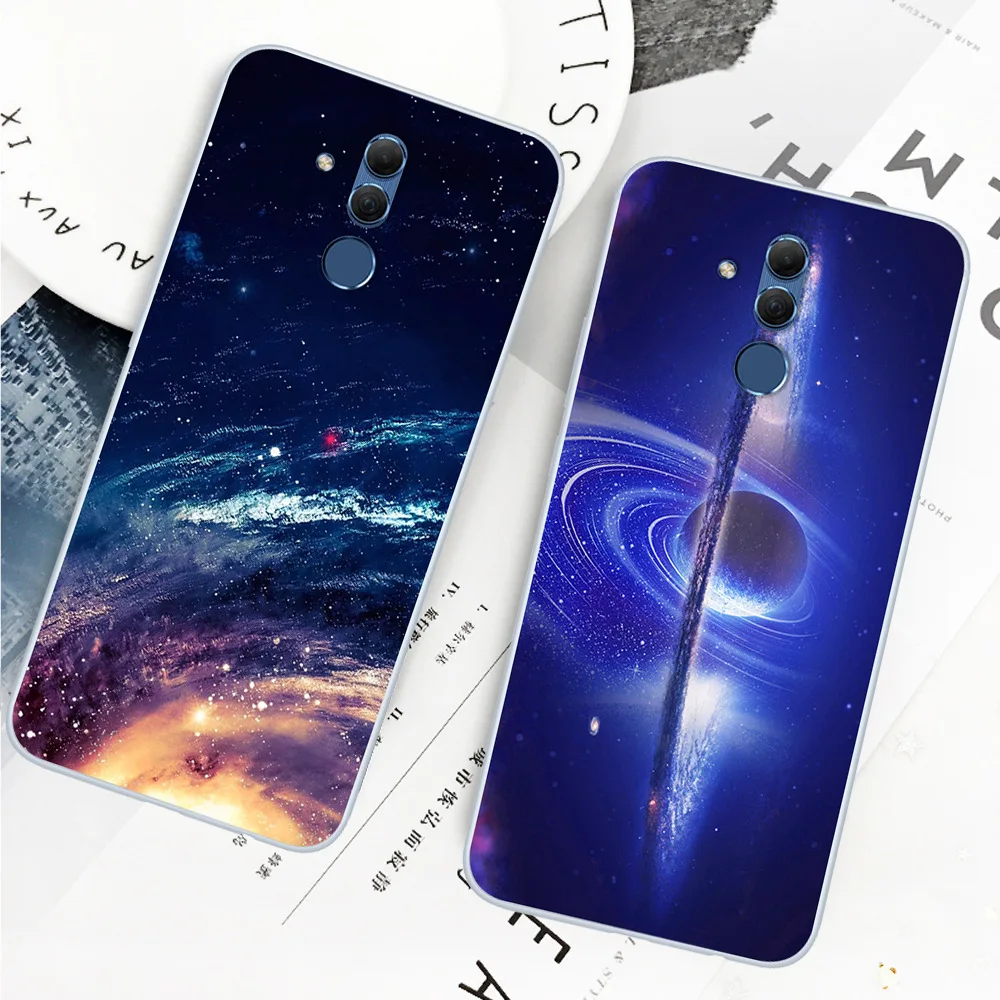 Для Huawei Mate 20 Lite чехол для телефона с рисунком звездного неба мягкий Maimang 7 6 3 дюйма