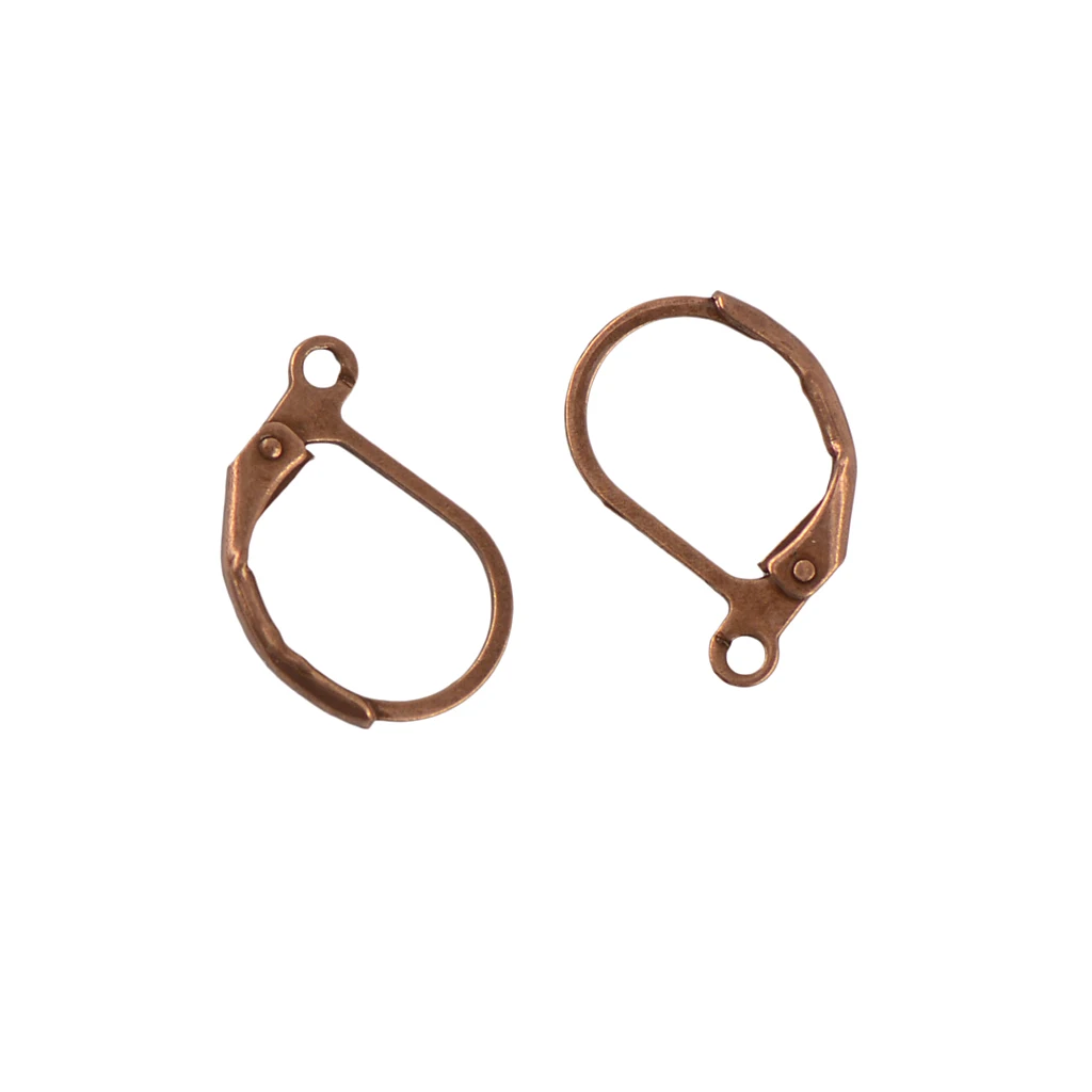 

50 шт французские левербэк серьги результаты серьги крючки открытая петля DIY Медь