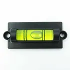 Мини-пузырьковый уровень HACCURY, маленький спиртовой уровень с монтажными отверстиями, инструмент для уровня воды с ушками (50 шт.лот)