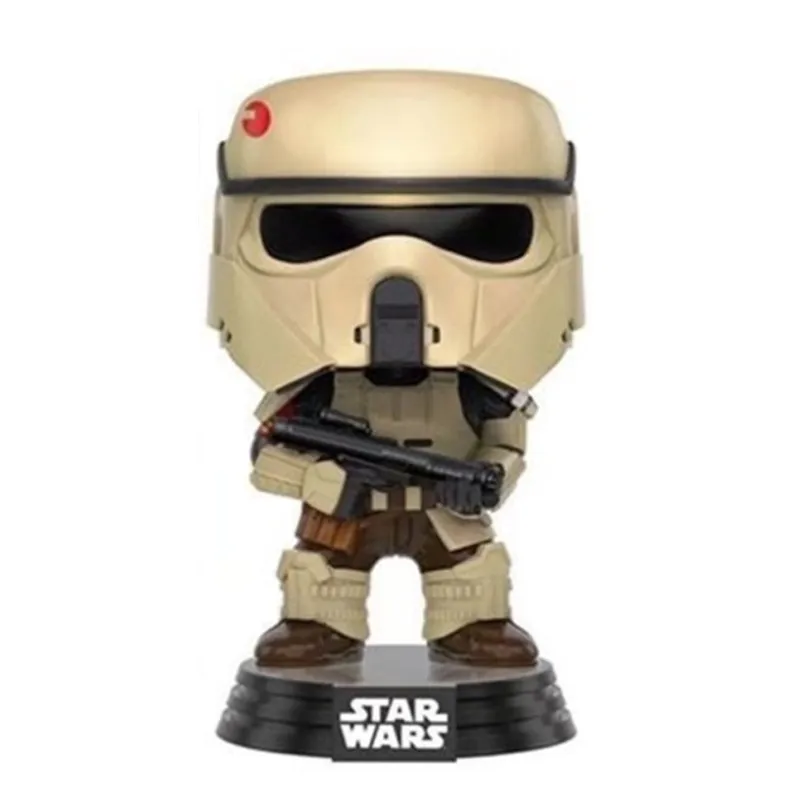 Without Box 145 FUNKO POP Star Wars Фигурки игрушки Дарт Вейдер Люк Скайуокер Лея Фигурки игрушки для друга Коллекция подарков на день рождения для модели - Цвет: Without Box 145