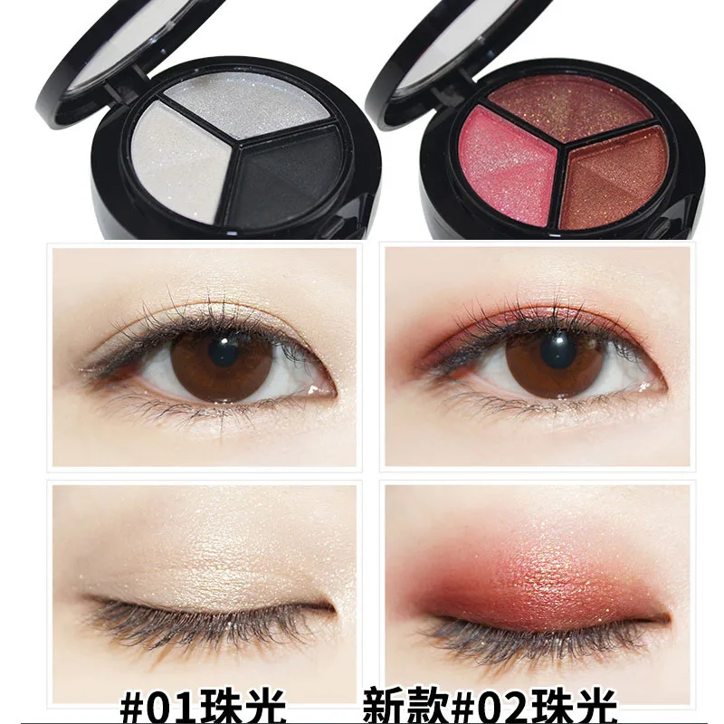 Focallure 3 цвета Макияж палитру теней Shimmer матовая DIY блеск Тени для век Красота