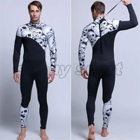 2017 3mm rubber man Siamese diving suit surf wear long sleeved pants personalized wetsuit diving suit male Free diving suit